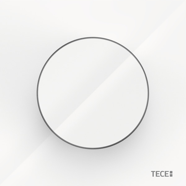 TECE 9240984 TECEflushpoint Пневматическая дистанционная пластиковая панель смыва унитаза для одинарной системы смыва, квадратная, белая