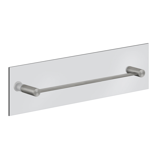 Полотенцедержатель для крепления на стекло Gessi 316, 45 см, цвет: Steel Brushed