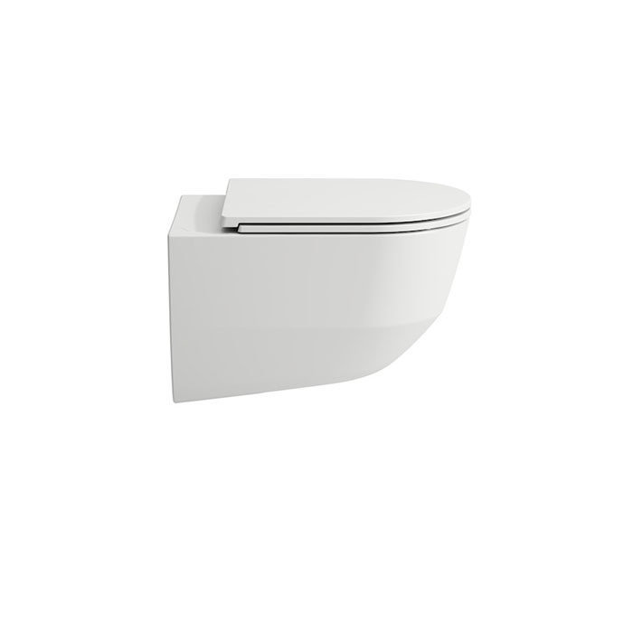 Laufen Pro Унитаз подвесной, безободковый, 53х36х34см., покрытие LCC, цвет: белый