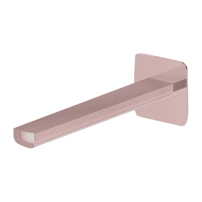 Newform Haka Излив для раковины 22.9см, настенный, с подключением на 1/2”, цвет: PVD brushed copper bronze