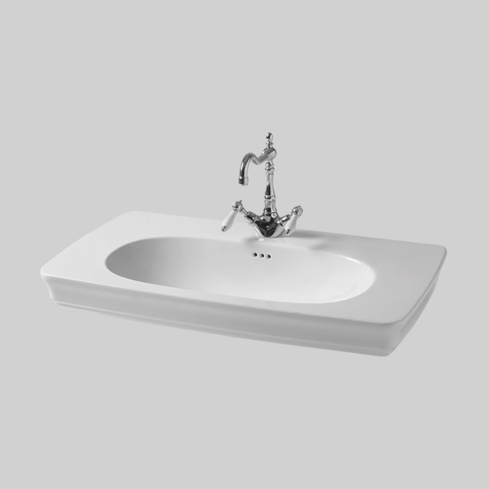 Artceram CIVITAS Раковина 90x50 см, 1 отв., цвет: белый