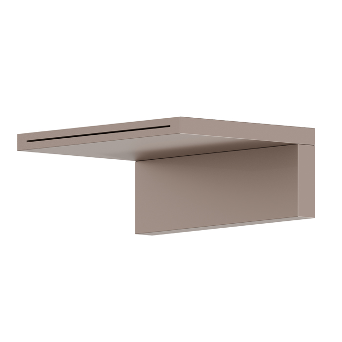 Излив водопадный Newform Cascate, цвет: copper glossy