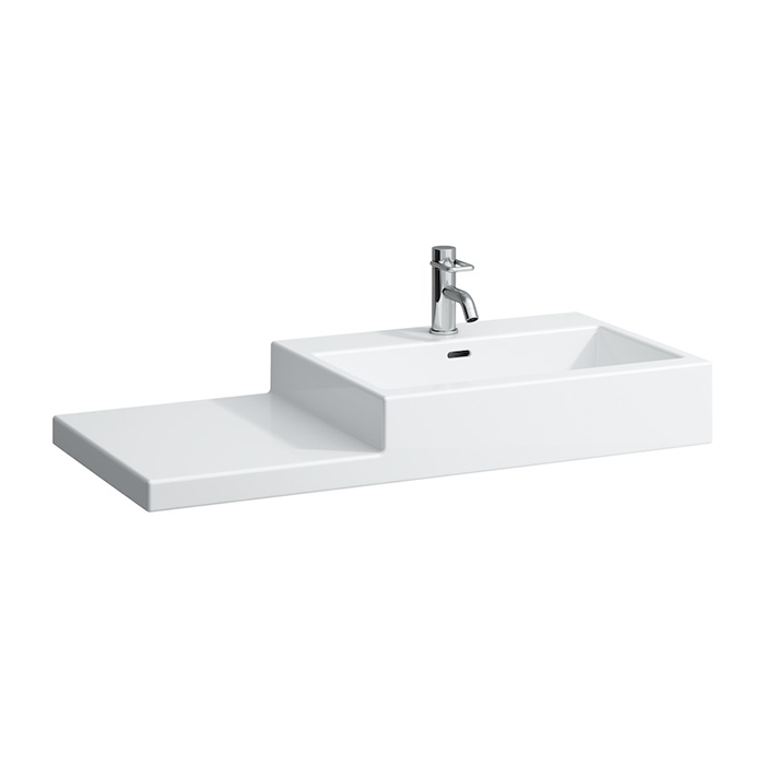 Раковина Laufen Living City 100х46х14 см, 1 отв., цвет: белый