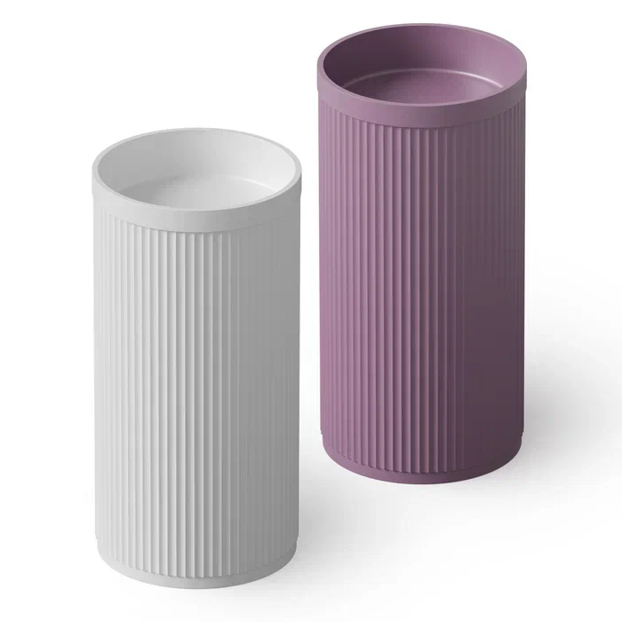 Dea Design Pedestal Basin Раковина 45х45х90см, напольная, без отв., Solid Surface, цвет: White №18