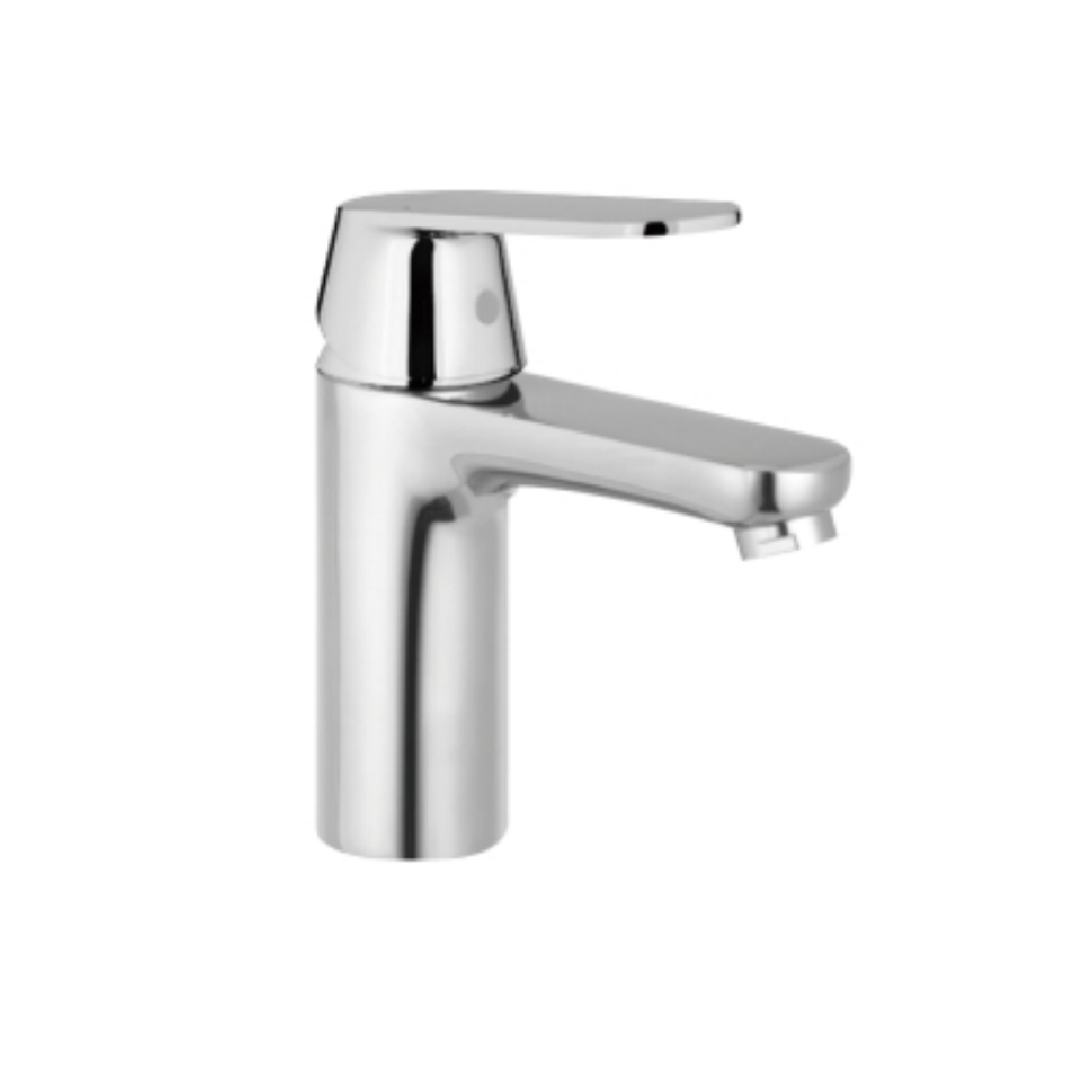 Смеситель для раковины AQUAme Prato, со сливным гарнитуром, подводка ½", Хром — AQMP6131