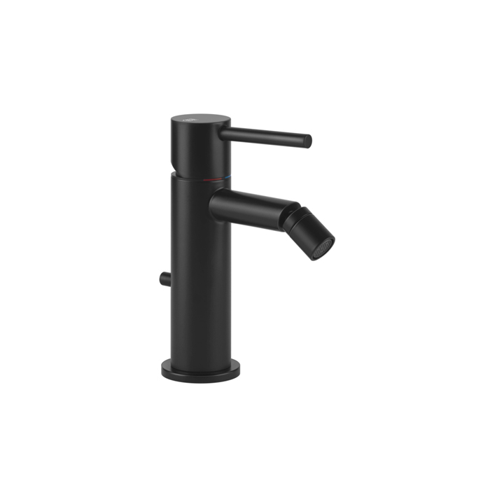 Смеситель для биде Gessi Emporio Via tortona, на 1 отв, с донным клапаном, цвет: Black XL