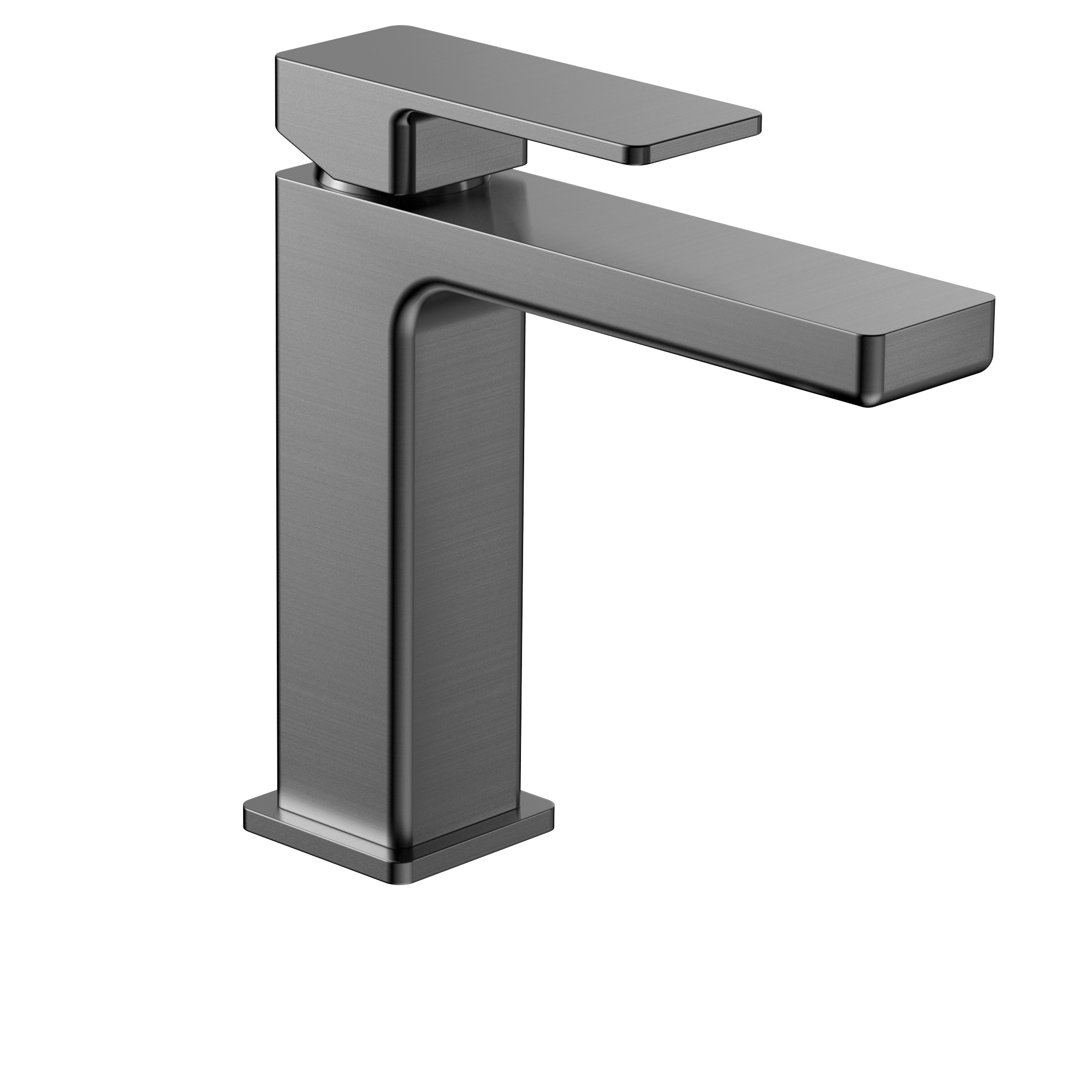 Смеситель для раковины AQUAme Savona, 125мм, гладкий, подводка ½", металл — AQM6810GM