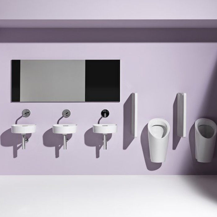 Laufen CINTO Керамическая перегородка 40x9x72см., для писсуара, цвет: белый