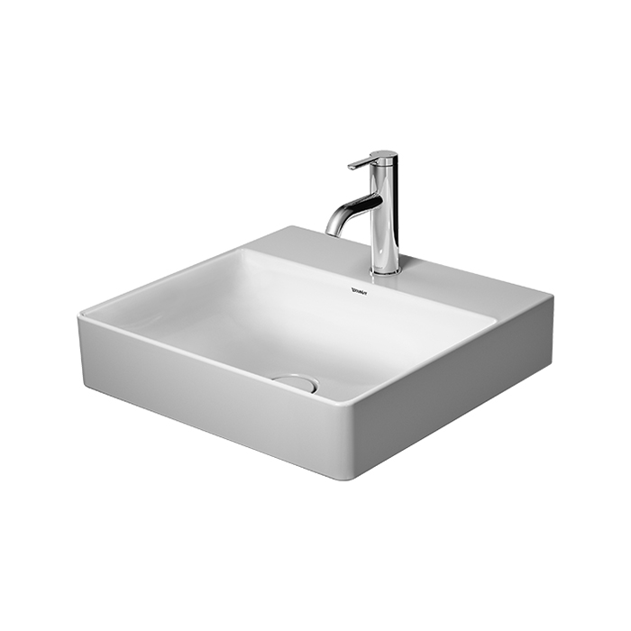 Раковина подвесная Duravit DuraSquare 50х47см, без перелива, с 1 отв., цвет: белый