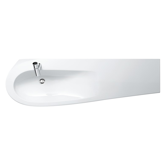 Раковина Laufen Alessi One 160х50х16.5 см, 1 отв., покрытие LCC, цвет: белый
