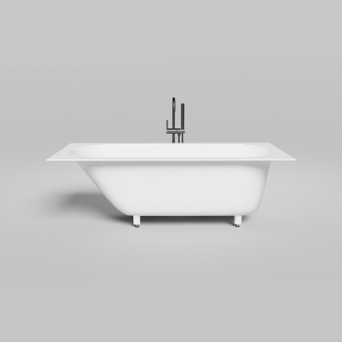 LOFO by Salini Ванна встраиваемая 170х75см, овальная чаша, материал: Solid Surface, цвет: белый матовый
