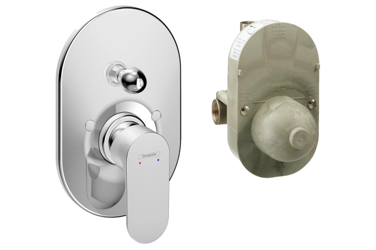 Смеситель для душа Hansgrohe Rebris S, цвет: хром — 72448000