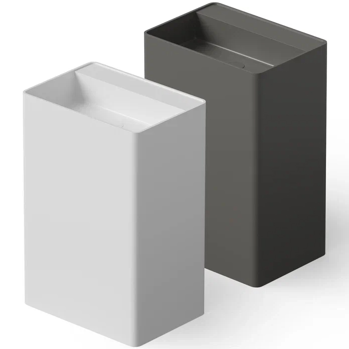 Dea Design Pedestal Basin Раковина 60х42х90см, напольная, без отв., Solid Surface, цвет: White №18