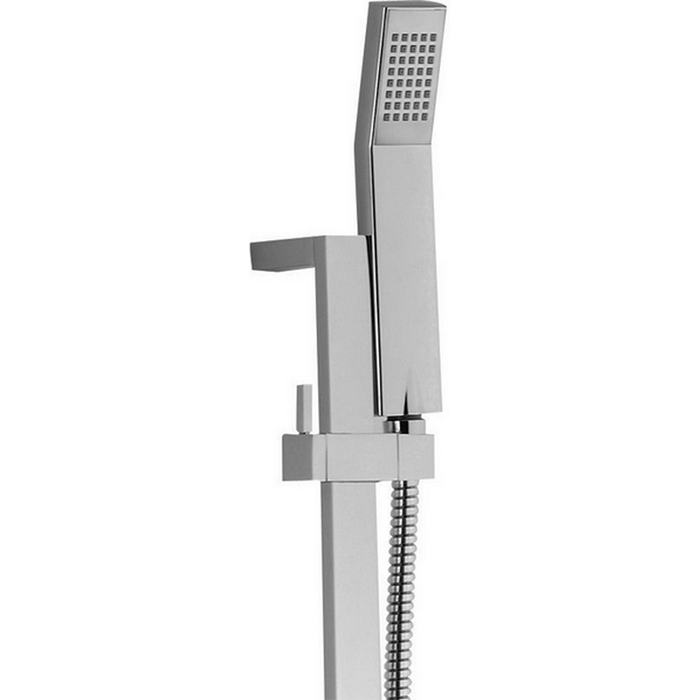 CISAL Shower Душевой гарнитур: ручная лейка, шланг 150 см, штанга 70 см, цвет: хром