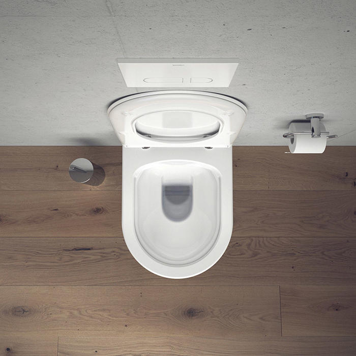 Duravit Soleil by Starck Унитаз 37х48см, подвесной, безободковый, Weiß Hochglanz, HyG, цвет: белый