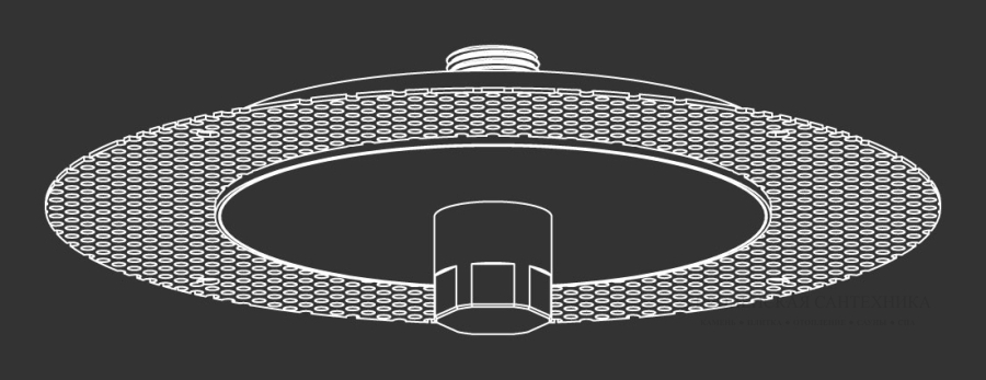 Скрытая часть CEA Design для верхнего душа