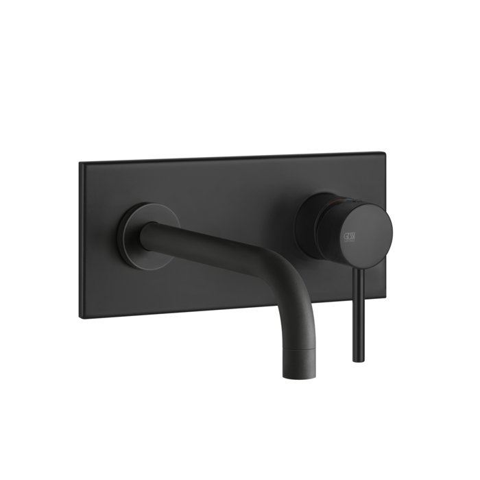 Смеситель для раковины Gessi Emporio Via tortona, встраиваемый, излив: 21.2см, цвет: Black XL