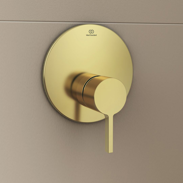 Ideal Standard Joy Смеситель для душа, встраиваемый, цвет: PVD Brushed Gold (Шлифованное Золото)