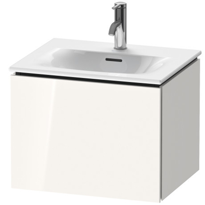 База Duravit L-Cube подвесная 52x42.1x40см с раковиной, 1 выдвижное отделение, цвет: глянцевый белый