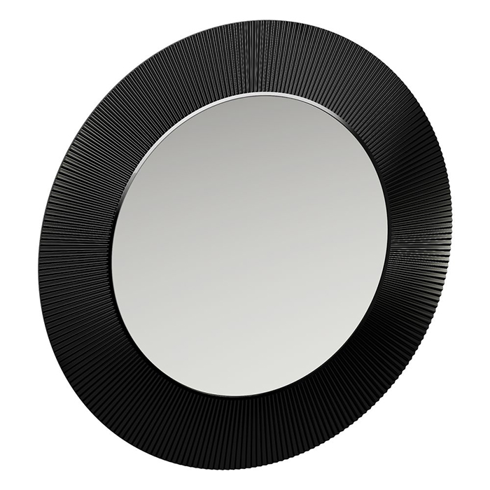 Laufen Kartell Зеркало круглое d=78см, настенное, без подсветки, цвет: черный