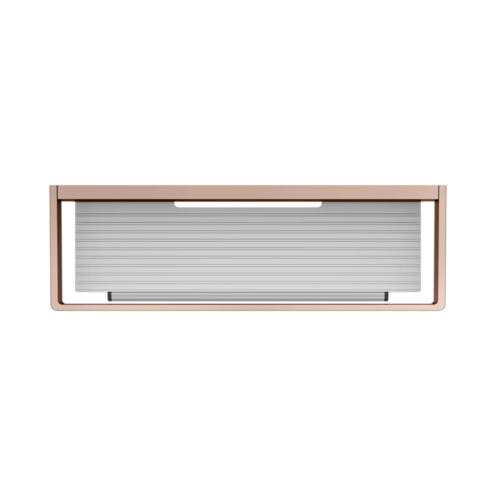 Keuco Edition 11 Полочка для душа со стеклоочистителем, подвесная, цвет: brushed red gold/aluminium