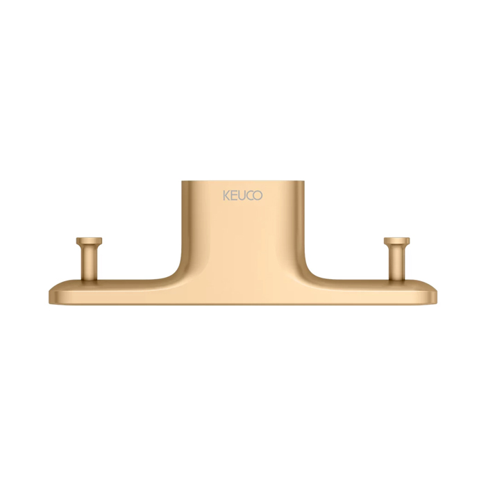 Крючок Keuco Edition 400, подвесной, двойной, цвет: цвет: brushed brass