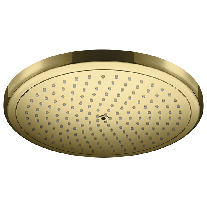 Верхний душ Hansgrohe Croma Ø28см, настенный/потолочный, цвет: полированное золото