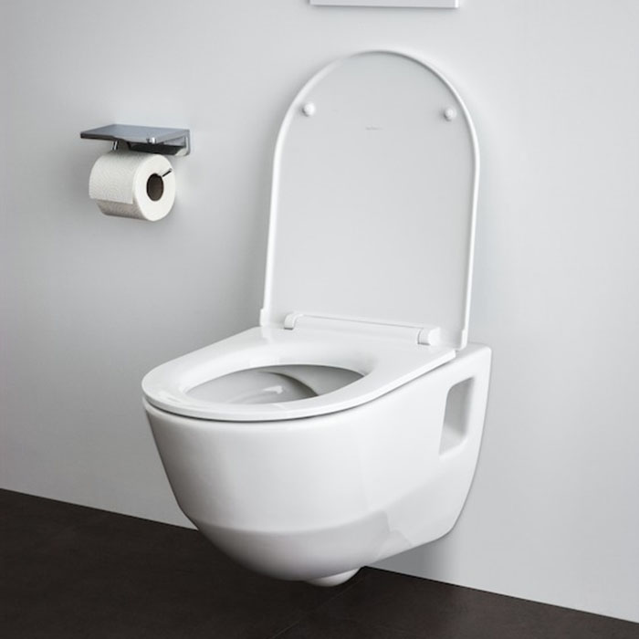 Laufen Pro Унитаз подвесной, безободковый, 53х36х34см., покрытие LCC, цвет: белый