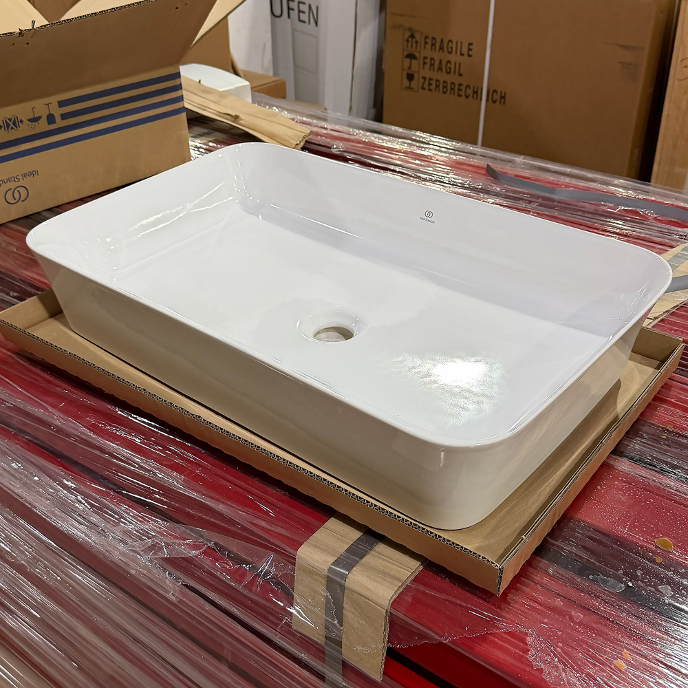 Ideal Standard Ipalyss Раковина накладная 65х39хh12 см, без отв., с крепежом, покрытие: Diamatec® цвет: белый