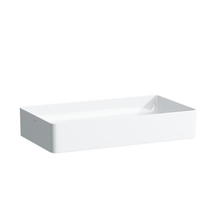 Раковина Laufen Living Sqaure 60x34x11 см, без отв., без перелива, цвет: белый
