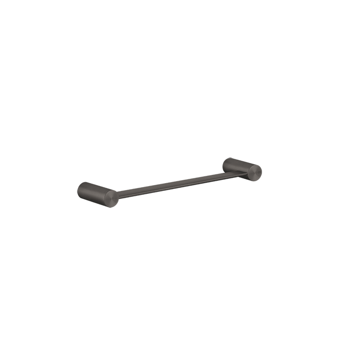 Полотенцедержатель Gessi 316, 30 см, подвесной, цвет: brushed black metal pvd
