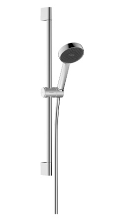Душевой гарнитур Hansgrohe Activera S 95 1jet EcoSmart со штангой 65 см, хром — 28041000