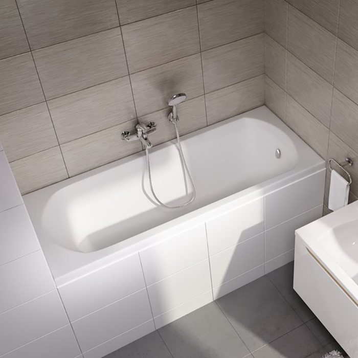 Ravak Domino Ванна 150x70см., пристенная, акриловая, цвет: белый
