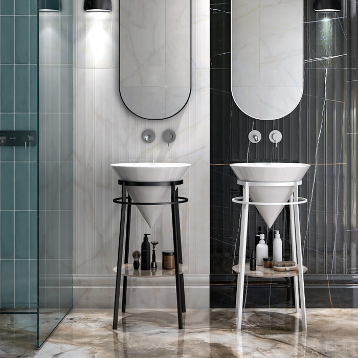 Kerama Marazzi CONO Металлическая структура напольная 44x77см, цвет: белый матовый