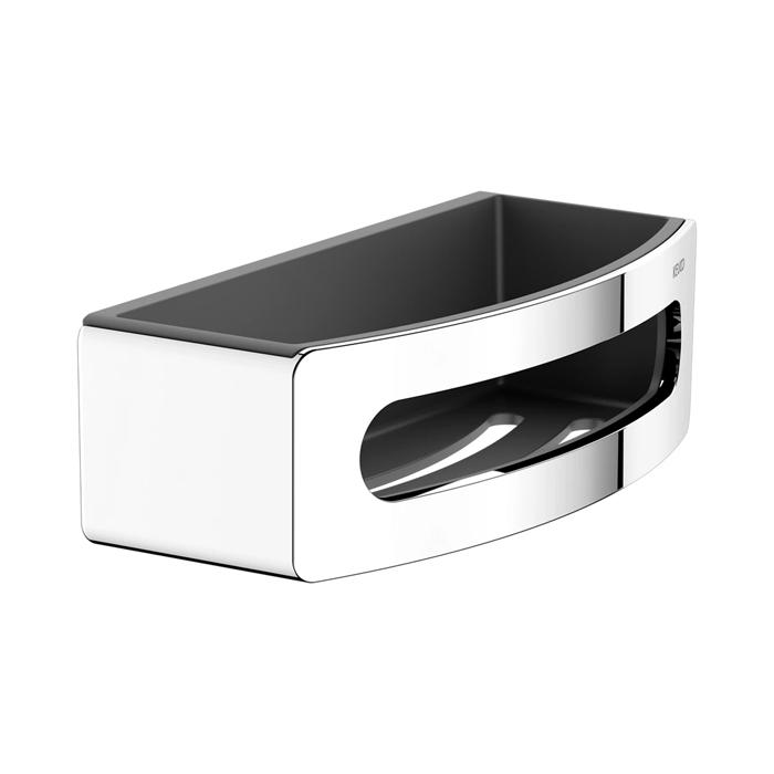 Полочка для душа Keuco Elegance, подвесная, цвет: anthracite/хром