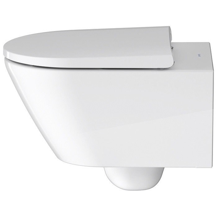 Duravit D-Neo Унитаз подвесной 37x54 см, безободковый, в комплекте с сиденьем, цвет: белый