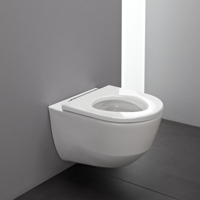 Laufen Pro Унитаз подвесной, безободковый, 53х36х34см., покрытие LCC, цвет: белый