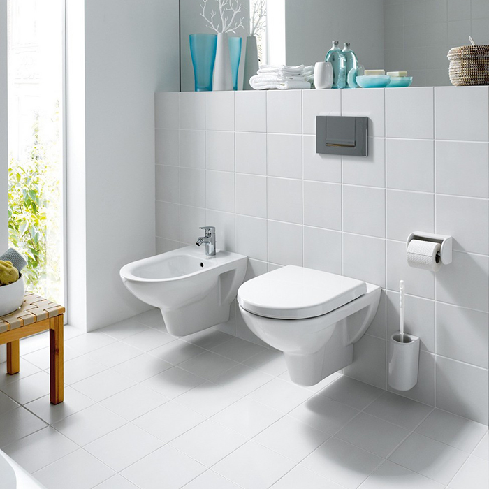 Laufen Pro Биде подвесное 58x36x34.5(43)см., 1 отв., цвет: белый