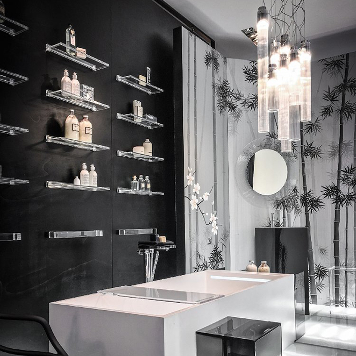 Laufen Kartell Зеркало круглое d=78см, настенное, без подсветки, цвет: прозрачный кристал