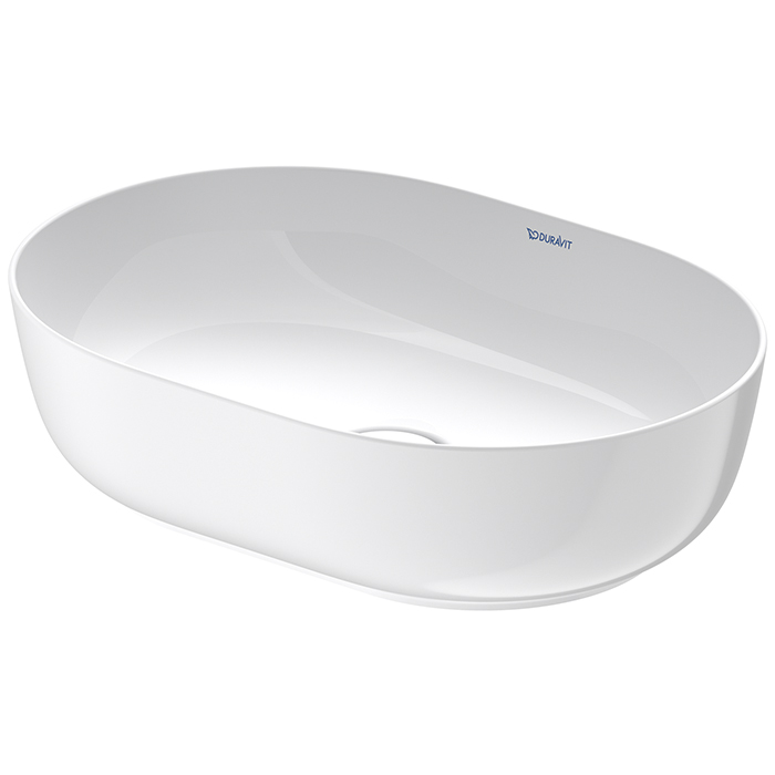 Duravit Luv Раковина накладная 50х35см, без отв., без перелива, цвет: белый глянцевый