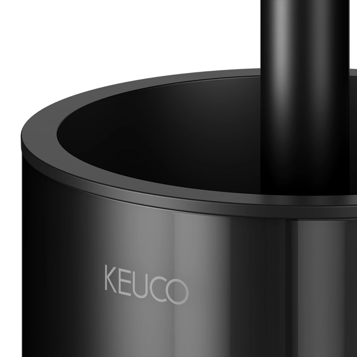 Keuco Aveno Туалетный ёршик, подвесной, цвет: черный матовый