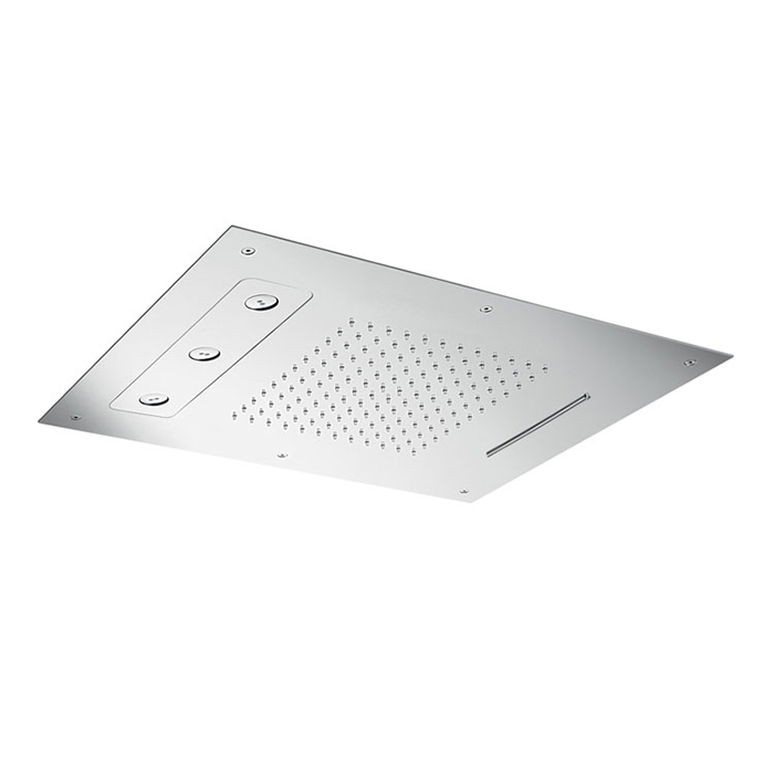 Almar Temptation Верхний душ, потолочный, 63х48см, 3 режима, цвет: Mirror Stainless Steel