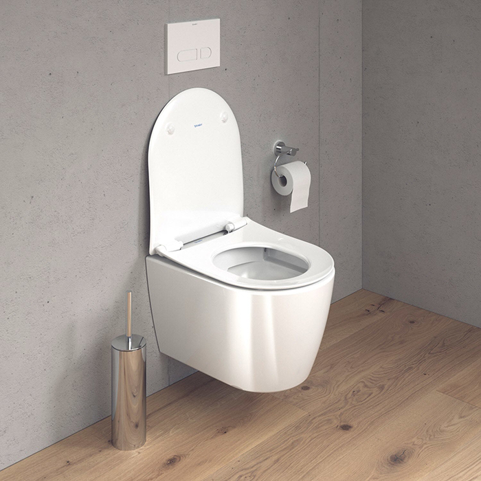 Duravit Soleil by Starck Унитаз 37х48см, подвесной, безободковый, Weiß Hochglanz, HyG, цвет: белый