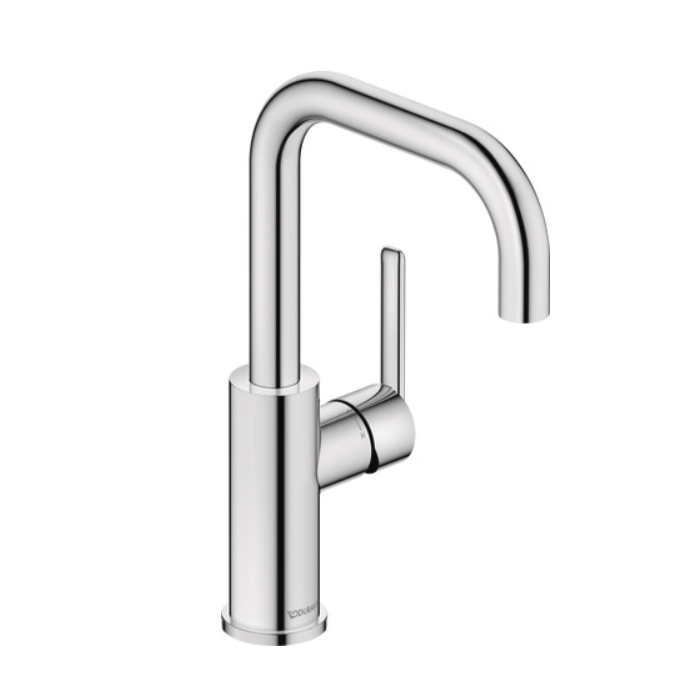 Duravit Balcoon Смеситель для раковины, 1 отв., Fresh Start и Minus Flow, цвет: хром