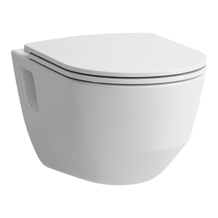 Laufen Pro Комплект подвесной унитаз 53x36x34.5см, сиденье с механизмом мягкого закрывания, безободковый, цвет: белый
