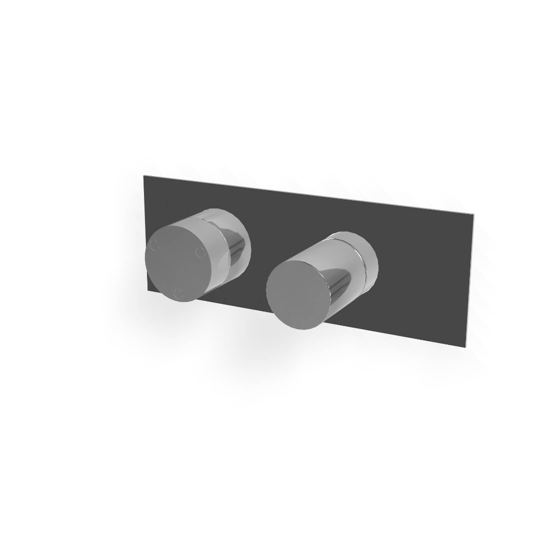 Внешняя часть смесителя для душа Treemme 28mm на 3 потребителя T30 — RWIT5BE3CC02