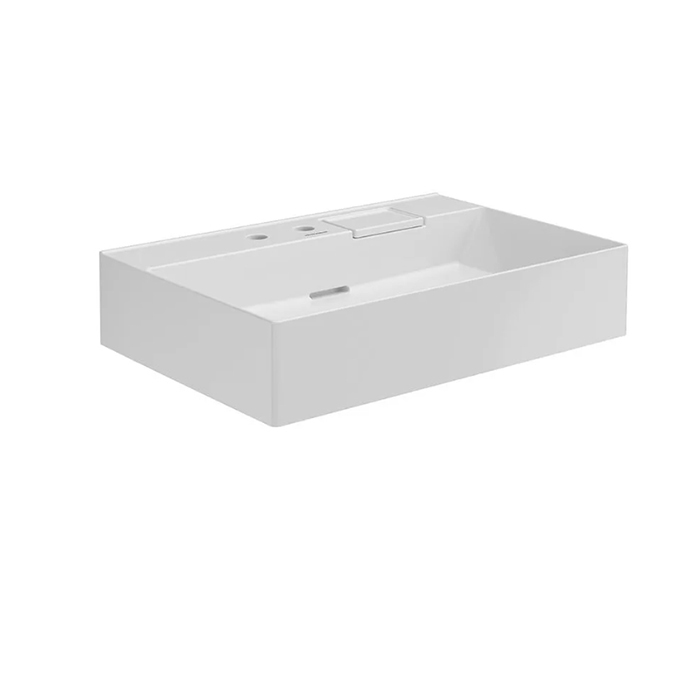 Kerama Marazzi Logica Раковина подвесная, 70х48см., с 2 отв., цвет: белый глянцевая