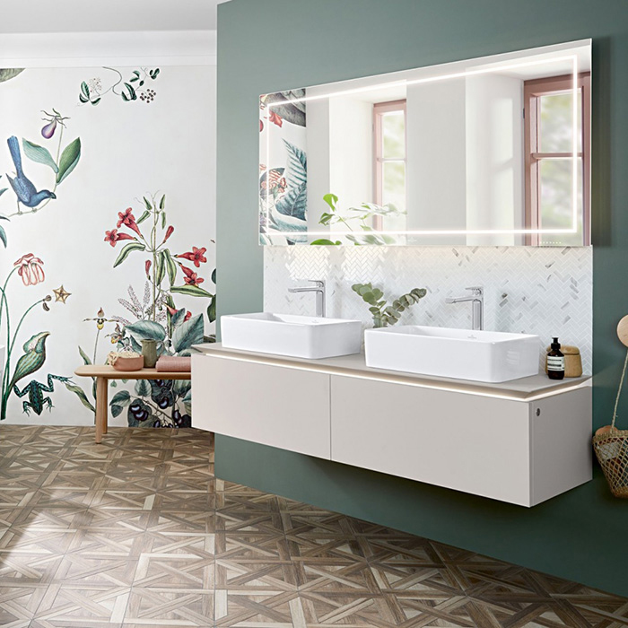 Villeroy&Boch Collaro Раковина накладная 56х36х14.5см, без отв., цвет: альпийский белый