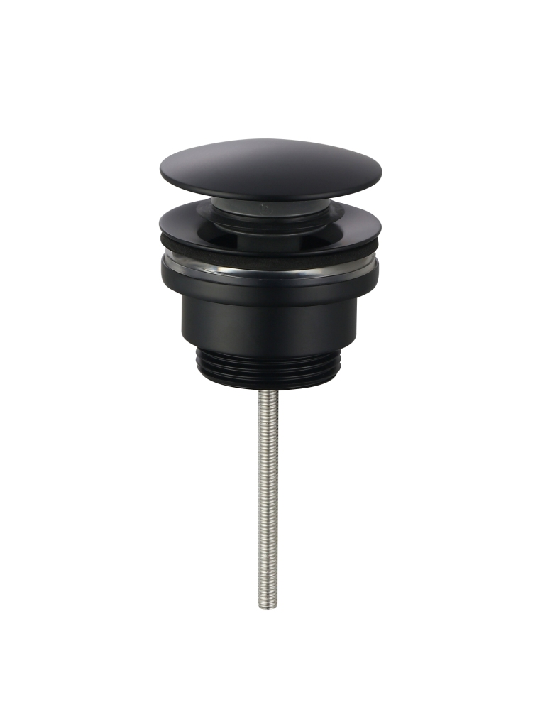 Донный клапан AQUAme, PushOpen, Черный матовый — AQM7003MB