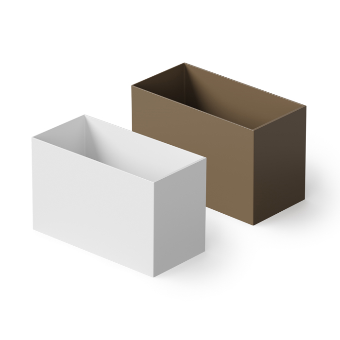 Dea Design Single Ванна 100х58х75см, отдельностоящая, Solid Surface, цвет: White №18